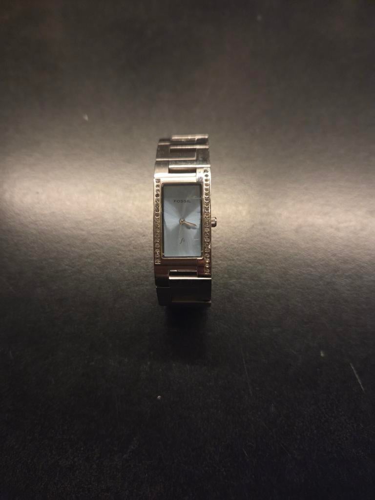 Fossil Dameshorloge met Strass, Sieraden, Tassen en Uiterlijk, Horloges | Dames, Staal, Staal, Fossil, Polshorloge