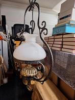 Hanglamp met wit melkglas., Minder dan 50 cm, Glas, Ophalen