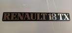 Embleem Renault 18 TX, Ophalen of Verzenden, Nieuw, Auto's