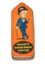 Engels blikje Sharp's toffee tin mannetje met bolhoed, Verzamelen, Blikken, Ophalen of Verzenden, Zo goed als nieuw, Overige