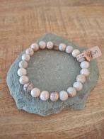 Natuurkralen armband met Maifan, Sieraden, Tassen en Uiterlijk, Armbanden, Overige materialen, Met edelsteen, Beige, Nieuw