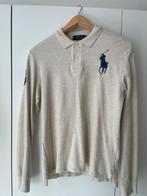 Ralph lauren polo longsleeve, Beige, Ralph Lauren, Ophalen of Verzenden, Zo goed als nieuw