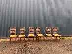 Vintage eetkamerstoelen 6 stuks, Vijf, Zes of meer stoelen, Gebruikt, Ophalen of Verzenden