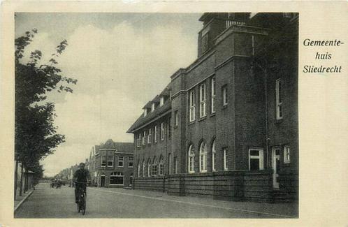 (388-180-027) Sliedrecht Gemeentehuis, Verzamelen, Ansichtkaarten | Nederland, Zuid-Holland, Verzenden