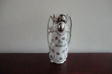 porseleinen vaas - Bur Silberhochzeit / zilveren huwelijk beschikbaar voor biedingen