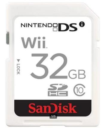 SD kaart 32gb voor Nintendo ds lite DSi of 2ds 3ds xl SDHC beschikbaar voor biedingen