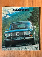 Saab 99 brochure 1971, Verzenden, Zo goed als nieuw, Overige merken