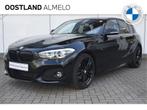BMW 1 Serie 118i High Executive M Sport Automaat / Achteruit, Auto's, BMW, Gebruikt, Met garantie (alle), Zwart, Bedrijf