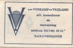 Voskamp en Vrijland 's-Gravenzande - kassenbouw + verwarming, Ophalen of Verzenden