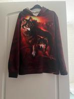 Trui 2 wolven, Kleding | Heren, Truien en Vesten, Ophalen of Verzenden, Zo goed als nieuw, Maat 48/50 (M), Rood