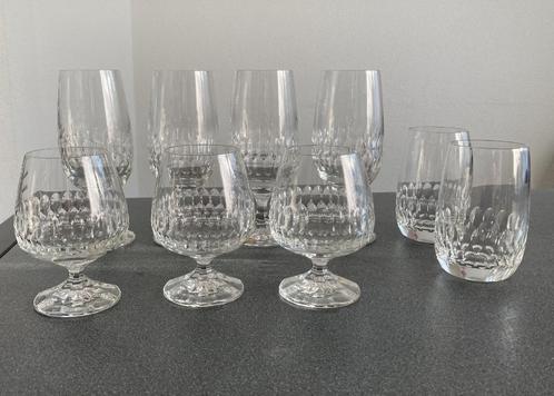 9 mooie Crystal d’Arc glazen bijna niet gebruikt, Verzamelen, Glas en Borrelglaasjes, Zo goed als nieuw, Overige typen, Ophalen of Verzenden
