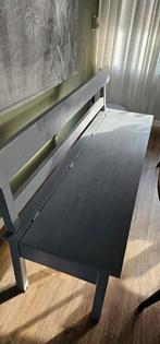 Eettafelbankje, Industrieel Houten Bankje met Opbergruimte, Ophalen