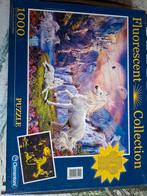 Clementoni Unicorn Fluorescerende Puzzel 1000 stukjes, Ophalen of Verzenden, 500 t/m 1500 stukjes, Zo goed als nieuw, Legpuzzel