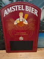 amstel bier houten bord, Ophalen, Gebruikt, Reclamebord, Plaat of Schild, Amstel