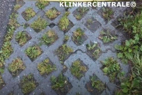 ROOIKORTING 2.000m2 grijs gebruikte kunstof grastegels, Tuin en Terras, Tegels en Klinkers, Gebruikt, Terrastegels, Kunststof