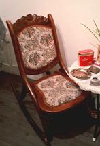 Antieke Inklapbare Schommelstoel Jaren '20, Antiek en Kunst, Antiek | Meubels | Stoelen en Banken, Ophalen