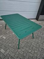 Gebruikte fermob Luxembourg tafel 165x100 ceder groen, Ophalen, Zo goed als nieuw, Rechthoekig