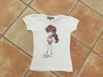 Super leuk meiden t-shirt met print, maat 122/128, Ophalen of Verzenden, Zo goed als nieuw, Meisje, Shirt of Longsleeve