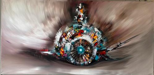 Gena Gennadyj- Abstract “ Energy “- Handgeschilderd- Uniek, Antiek en Kunst, Kunst | Schilderijen | Abstract, Ophalen of Verzenden