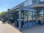 Serre aluminium 15 X 3,6 antraciet met schuifdeuren, Tuin en Terras, Overkappingen, Ophalen, Zo goed als nieuw, Serre