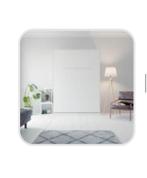 Complete witte Kastenwand 280 x 220 met Opklapbed 140 x 200, Ophalen, Overige materialen, Wit, Tweepersoons