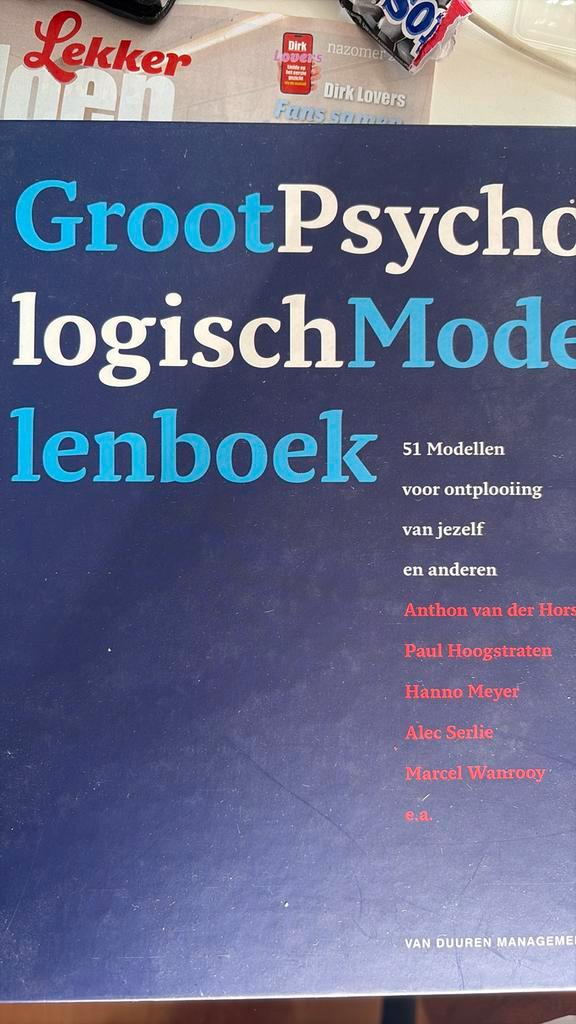 Hanno Meyer - Groot Psychologisch Modellenboek, Boeken, Wetenschap, Nieuw, Ophalen of Verzenden