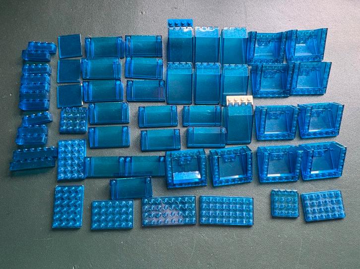 Partij lego classic space onderdelen transparant blauw, Kinderen en Baby's, Speelgoed | Duplo en Lego, Zo goed als nieuw, Ophalen of Verzenden