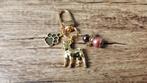 Hanger Franse bulldog gold met beschermengeltje, Sieraden, Tassen en Uiterlijk, Verzenden, Nieuw, Dier