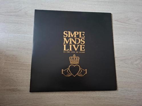 2 LP Simple Minds – Live In The City Of Light. (1987), Cd's en Dvd's, Vinyl | Rock, Zo goed als nieuw, Poprock, Ophalen of Verzenden