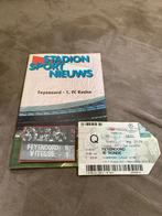 Ticket & Programma Feyenoord - FC Kosice Champ League 1997, Verzamelen, Sportartikelen en Voetbal, Overige typen, Ophalen of Verzenden