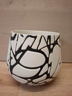 diane von fürstenberg bloempot 2x, Tuin en Terras, Bloempotten, Rond, Ophalen of Verzenden, Aardewerk, Minder dan 40 cm