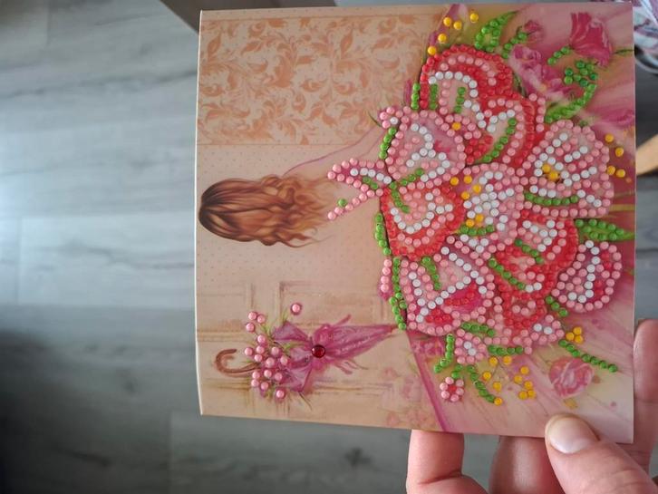 Diamond painting, Hobby en Vrije tijd, Kaarten | Zelfgemaakt, Nieuw, Kerst, Ophalen of Verzenden