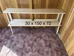 Houten wandrek 150 breed, 100 tot 150 cm, Ophalen of Verzenden, Zo goed als nieuw, 25 tot 50 cm