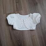 Wit bolero vestje met steentjes, Ophalen of Verzenden, Zo goed als nieuw, Onbekend, Meisje