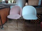 Witte teddy eetkamerstoel retro SKLUM, Huis en Inrichting, Stoelen, Gebruikt, Twee, Wit, Ophalen of Verzenden