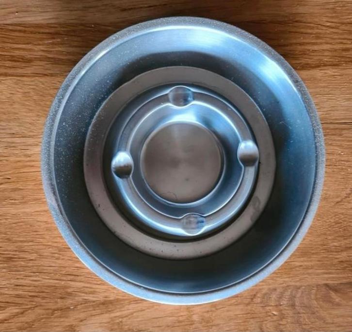 RVS Asbak - Stijlvol en Duurzaam, Huis en Inrichting, Woonaccessoires | Overige, Nieuw, Ophalen of Verzenden