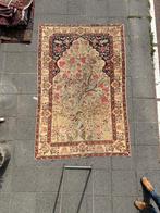 VINTAGE Perzische Tapijt Kashan ( simorgh ) 250*160 cm, Crème, 200 cm of meer, Ophalen of Verzenden, Zo goed als nieuw