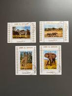 16 blokjes Umm Al-Qiwain postzegels - Dierenthema, Ophalen of Verzenden, Gestempeld, Dier of Natuur