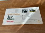 1e Dag Envelop 125 Jaar Spoorwegen 1839-1964, Ophalen of Verzenden, Nederland