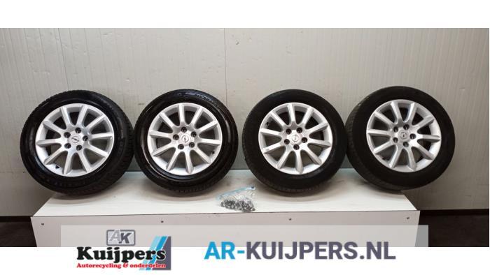 Sportvelgenset + banden van een Opel Zafira, Auto-onderdelen, Banden en Velgen, Gebruikt, -, -, -