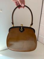 Oude vintage damestas, Sieraden, Tassen en Uiterlijk, Tassen | Damestassen, Ophalen, Zo goed als nieuw, Bruin, Handtas