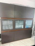 Vitrinekasten 3-delig, Huis en Inrichting, Kasten | Vitrinekasten, Ophalen, Zo goed als nieuw, 25 tot 50 cm, Minder dan 100 cm