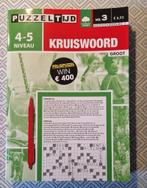 Puzzelboek Kruiswoord Groot - Niveau 4-5 Nieuw., Hobby en Vrije tijd, Denksport en Puzzels, Nieuw, Ophalen of Verzenden, Puzzelboek