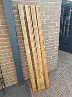 Koplat schutting 4 stuks x 180 cm - ca 6 cm sponning, Minder dan 25 mm, Grenen, Overige typen, Nieuw