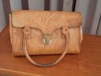 Vintage echt leren tas, Ophalen of Verzenden, Dames