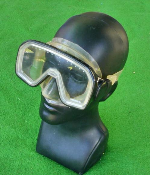 Duikmasker/Duikbril - Beuchat Optimo- Zwart/transparant, Watersport en Boten, Duiken, Gebruikt, Duikbril of Snorkel, Ophalen of Verzenden