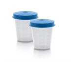 tupperware mini bekers 60ml (2), Ophalen of Verzenden, Nieuw, Beker of Kan