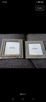 2 fotolijstjes met glas mozaïek, Overige materialen, Minder dan 50 cm, Ophalen of Verzenden, Zo goed als nieuw