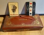 Bridge. Blikken doos. Van Houten., Hobby en Vrije tijd, Gezelschapsspellen | Kaartspellen, Ophalen of Verzenden, Gebruikt