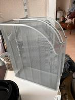 Tijdschrift houders grijs metaal, Ophalen of Verzenden, Zo goed als nieuw